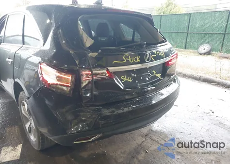 2014 Acura Mdx from USA, damaged, VIN 5FRYD4H29EB047877